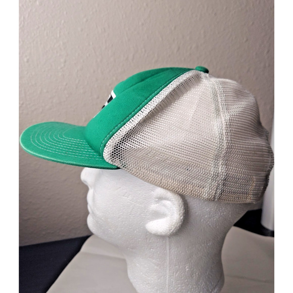 VANS Classic Patch Trucker Hat Green One Size Adjustable Mesh Snap Back Skater - Picture 2 of 9